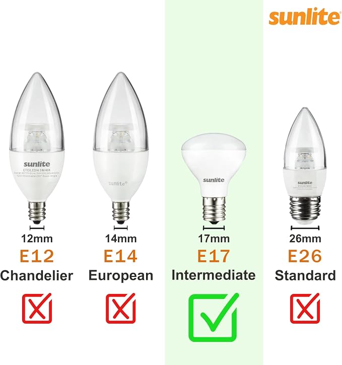 Sunlite LED R14 Mini Flood Light Bulbs, 4 Watts, 280 Lumens, Intermediate Base - Image 7