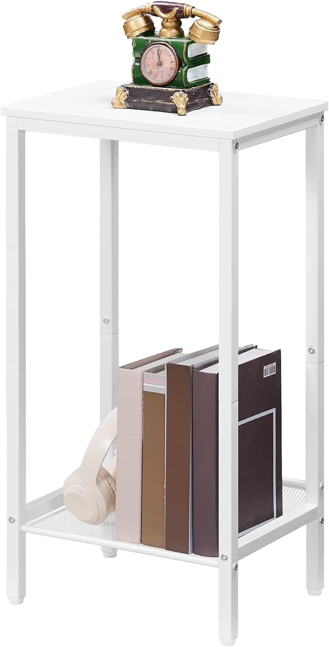 HOOBRO Tall Side Table, Industrial End Telephone Table - Image 8