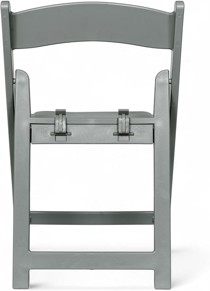 Flash Furniture Hercules Set of 10 Kids Gray Resin Folding Chair - Image 12