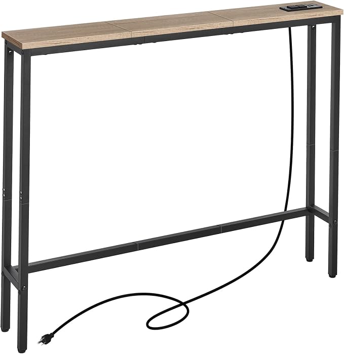 ELYKEN 5.9" Narrow Console Sofa Table by ELYKEN