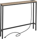 ELYKEN 5.9" Narrow Console Sofa Table by ELYKEN