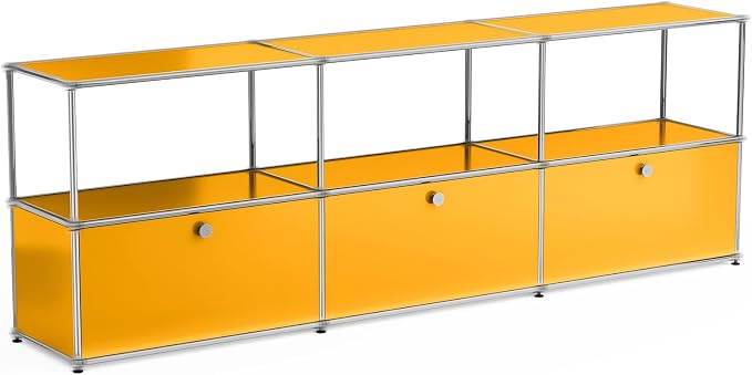 Modern Storage Cabinet Sideboard Versatile Free-Standing Organizer Cabinets - Image 4