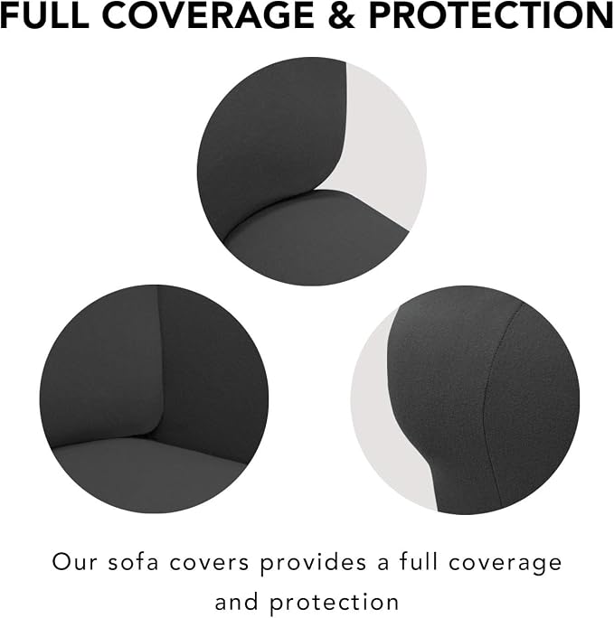 PureFit Super Stretch Chair Sofa Slipcover – Spandex Non Slip Soft Couch Sofa - Image 3