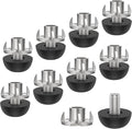 M8 Adjustable Furniture Leg, 304 Stainless Steel Furniture Feet, 8mm x 1.25 by Unknown