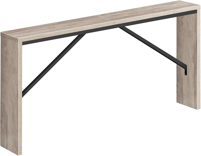 MAHANCRIS Console Table, 62.2" Long Sofa Table Behind Couch, Narrow Entryway by MAHANCRIS