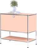 Metal Sidetable with Flap Door, 27.5" Height by SIMPLINK