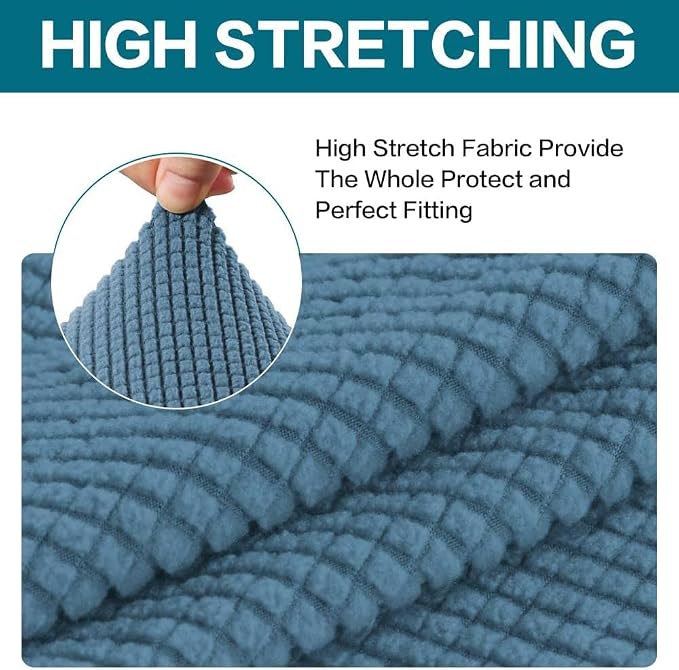 Turquoize 2 Piece Chair Covers Chair Slipcovers - Image 5