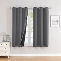 ChrisDowa 100% Blackout Curtains 63 inch Long by ChrisDowa