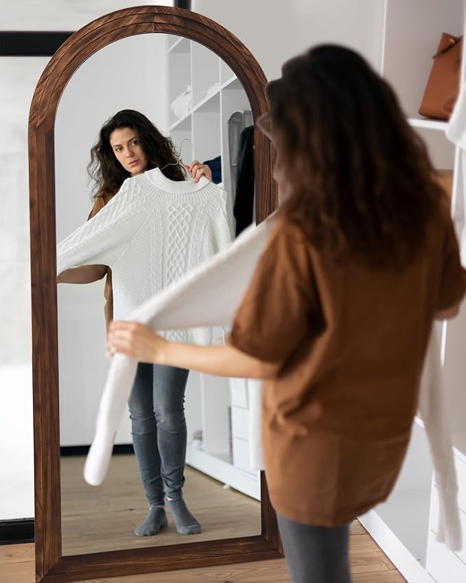 Full Length Mirror, Oversized Stand Up Mirrors Large Wall Mirrors, Wall Mounted - Image 8