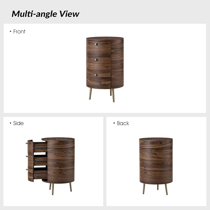 HULALA HOME Round End Table - Image 7