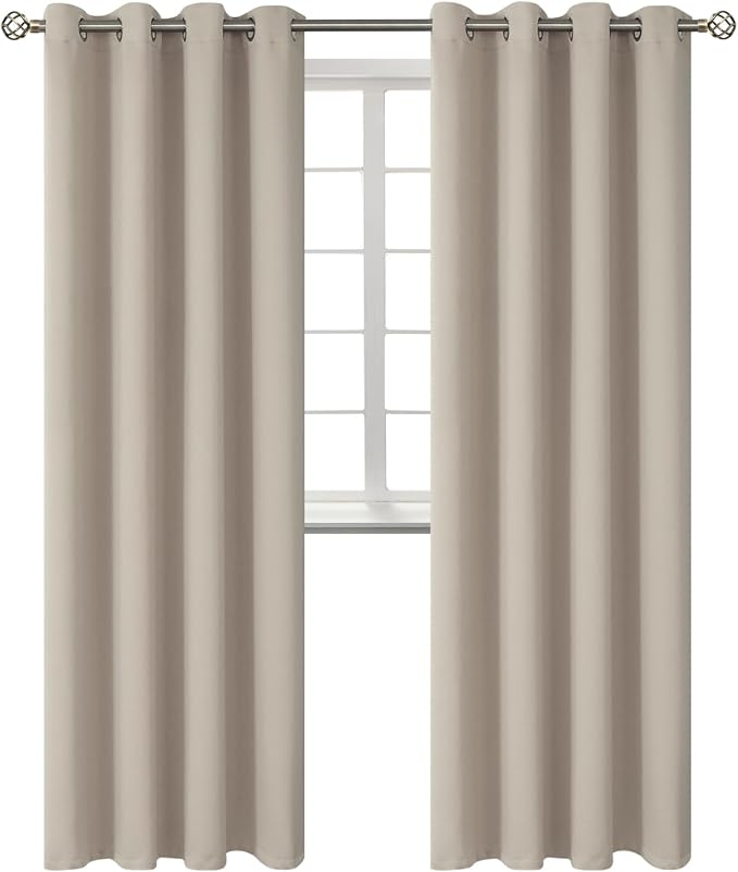 BGment Room Darkening Curtains 95 Inches Long by BGment