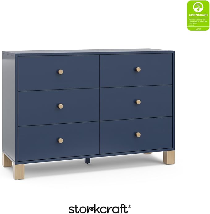 Storkcraft California 6 Drawer Double Dresser – GREENGUARD Gold Certified - Image 10