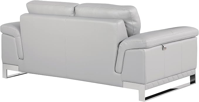 Blackjack Furniture Weston Collection Genuine Italian Leather Living Room Sofa - Image 5