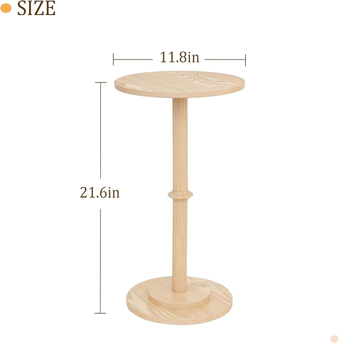 MaxSmeo Drink Table, Small Side Table - Image 2
