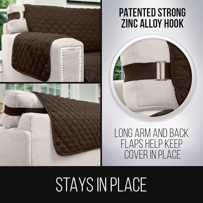 Sofa Shield® Couch Slip Covers for Dogs, Reversible Furniture Protector - Image 4