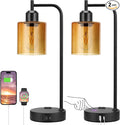Industrial Touch Nightstand Lamps by Innqoo