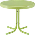 Crosley Furniture Griffith Weather Resistant Retro Metal Outdoor Side Table by CrosleyFurniture