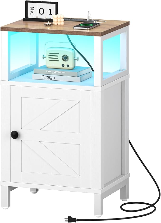 Yoobure Farmhouse NightStand by Yoobure
