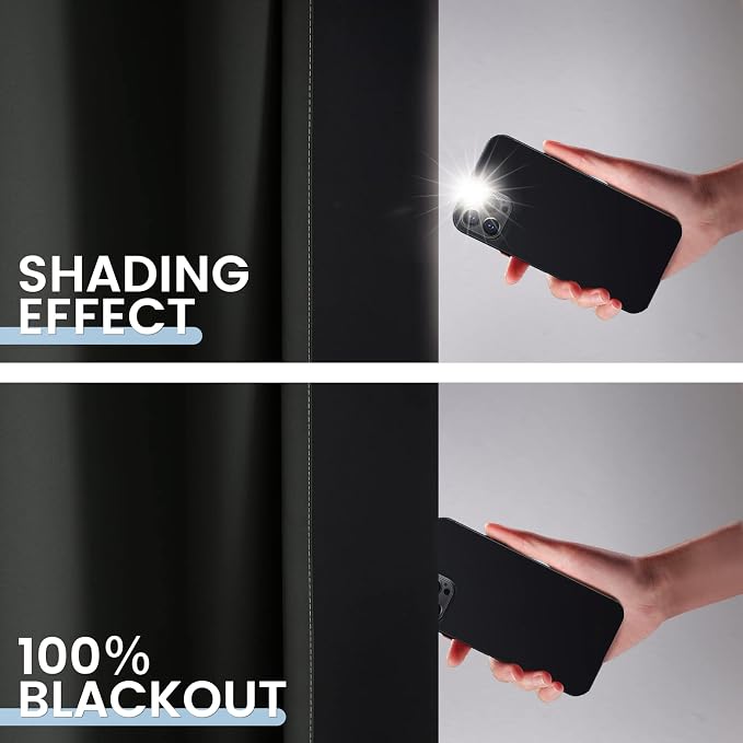 SimpleHome Blackout Curtains Ombre - Image 5