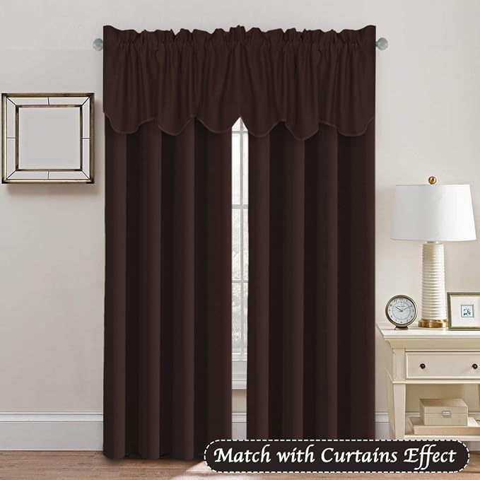 H.VERSAILTEX 2 Panels Blackout Curtain Valances - Image 2
