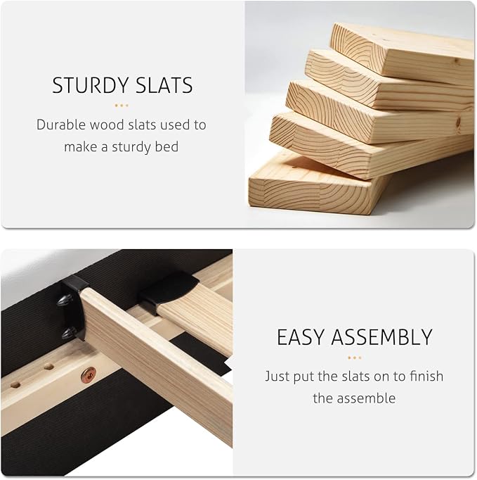 SHA CERLIN Queen Platform Bed Frame - Image 5