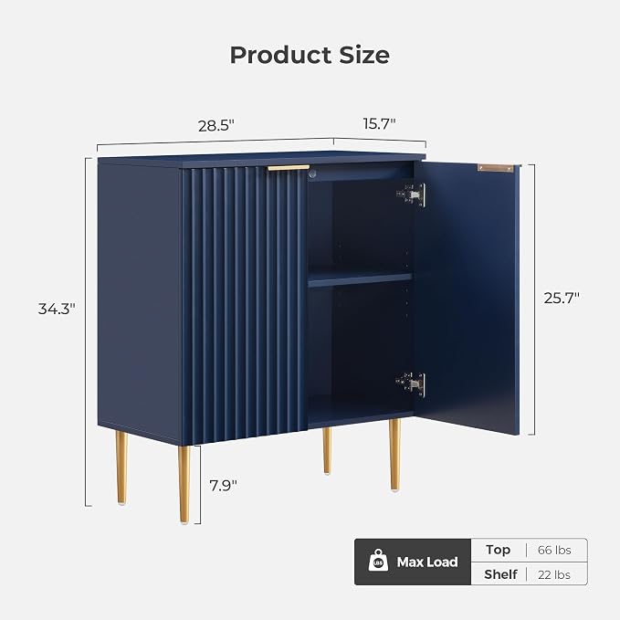 SICOTAS Sideboard Buffet Storage Cabinet - Image 2