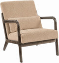 Garvee Mid-Century Modern Accent Chair, Fine Wale Corduroy Upholstery, Solid by Garvee