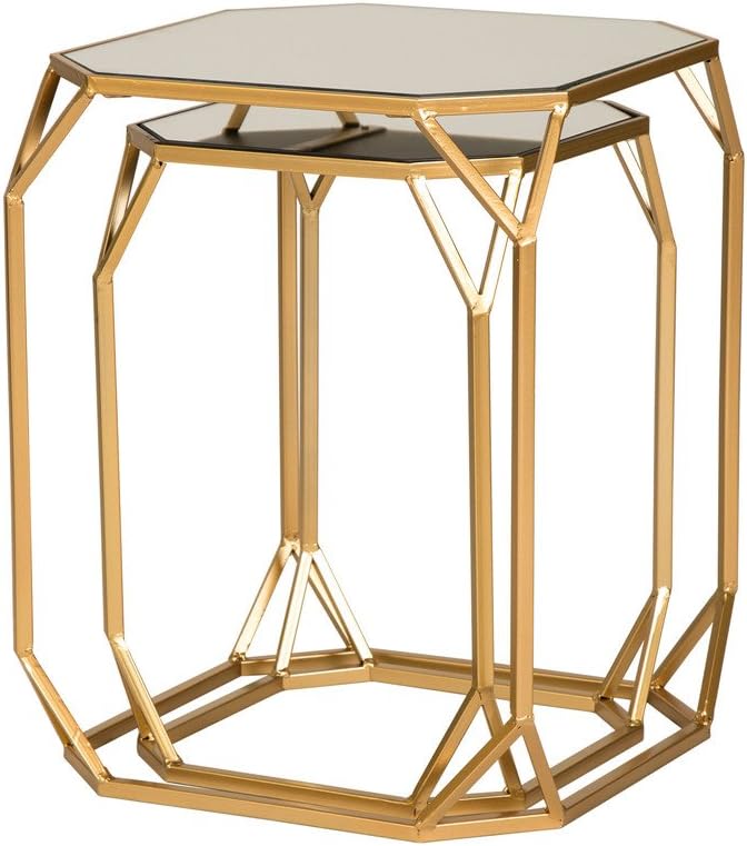 Glitzhome Modern Nesting Tables, Side/End Tables - Image 3