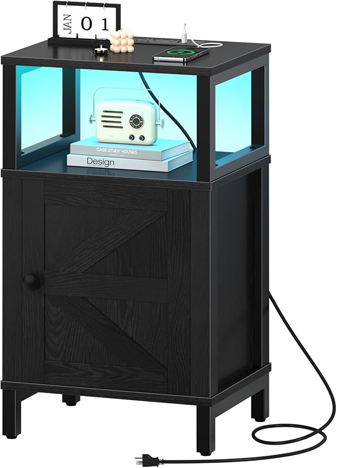Yoobure Farmhouse NightStand by Yoobure