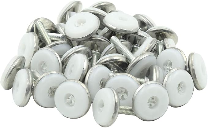 36PCS Screw on Furniture Glides Adjustable Furniture Leg Base Leveller M6 x by Home