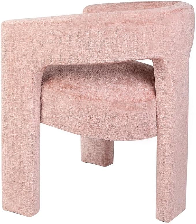 Jofran Gwen Jacquard Upholstered Accent Chair, Modern Luxury Plush Sculptural - Image 6