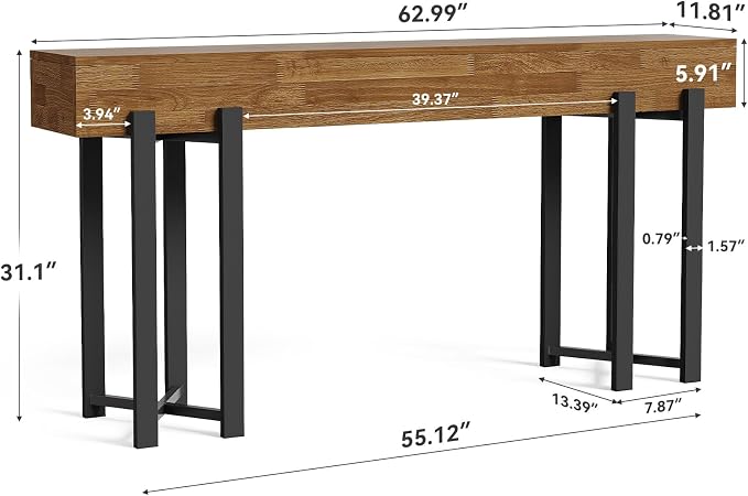 LITTLE TREE 63-Inch Console Table - Image 2