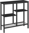 HOOBRO Narrow Console Table, Sofa Table, 4-Tier Industrial Entryway Table by HOOBRO