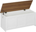 HOOBRO Storage Bench, 39.3" Retro Wooden Storage Chest, Wooden Storage Trunk by HOOBRO