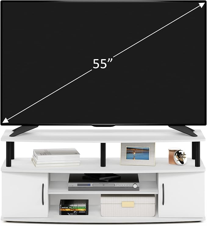 Furinno Jaya Entertainment Center Stand Unit/TV Desk - Image 4