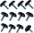 M6 Adjustable Furniture Levelers Table Feet Screw in Threaded, Screw on Chair by Unknown