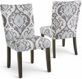 HomePop Parsons Classic Upholstered Accent Dining Chair, Suri Blue by HomePop