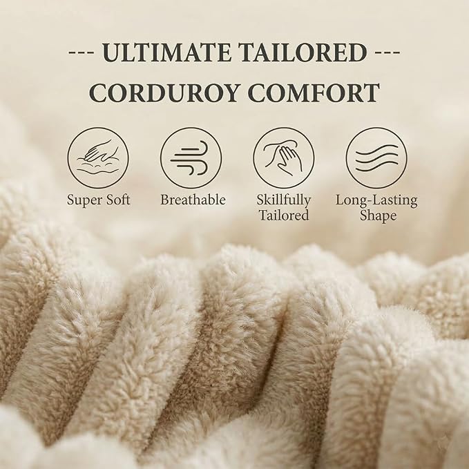 78" 4-in-1 Convertible Sofa Bed, Boneless Corduroy Sleeper Couch - Image 6