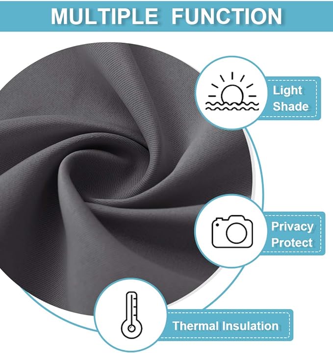 RYB HOME Large Blackout Curtains - Image 6