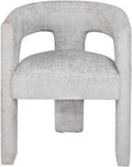 Jofran Gwen Jacquard Upholstered Accent Chair, Modern Luxury Plush Sculptural by Jofran+Inc.