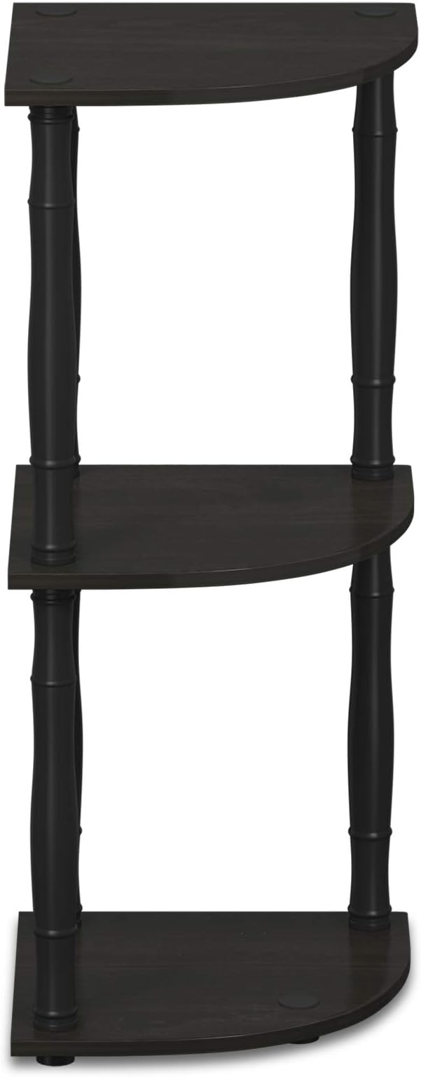 Furinno Turn-N-Tube 3-Tier Corner Display Rack Multipurpose Shelving Unit - Image 5