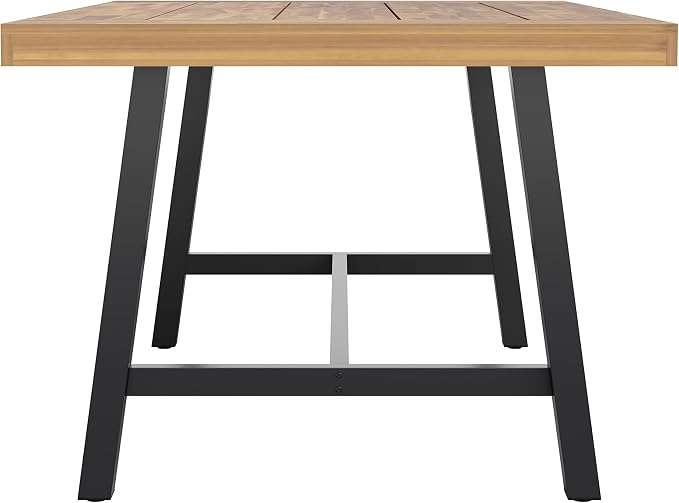 Flash Furniture Rafe Commercial Grade Acacia Wood Dining Table - Image 7