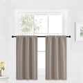 RYB HOME Kitchen Blackout Curtains Over Sink 36 inch Length, Rod Pocket Summer by RYBHOME