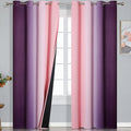 Estelar Textiler Purple and Pink Ombre Blackout Curtains 102 Inches Long 2 by ESTELARTEXTILER