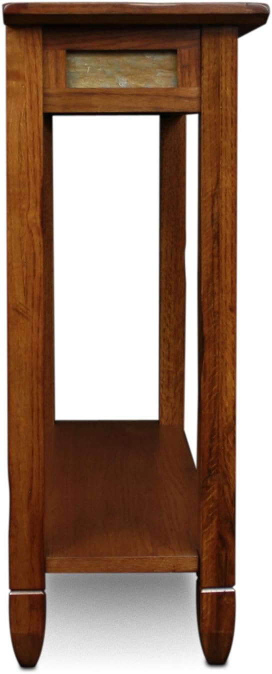 Leick Home 10059 Rustic Slate Tile Hall Console Sofa Table - Image 3