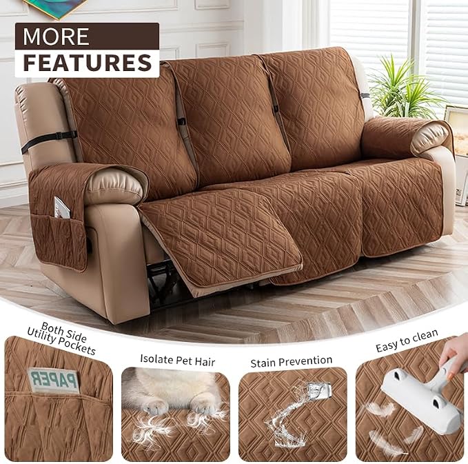 Genina Waterproof Recliner Cover - Image 3