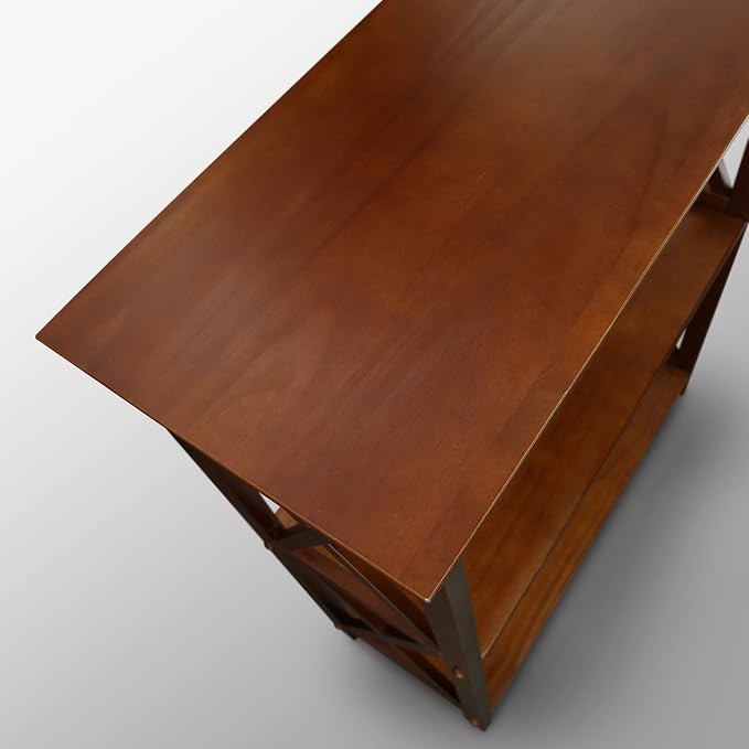 Montego 3-Shelf Bookcase-Walnut - Image 6