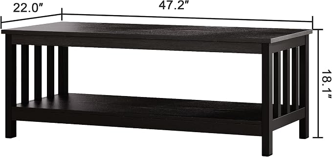 ChooChoo Mission Coffee Table, 47 inch - Image 2
