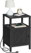 MAHANCRIS Farmhouse Nightstand by MAHANCRIS