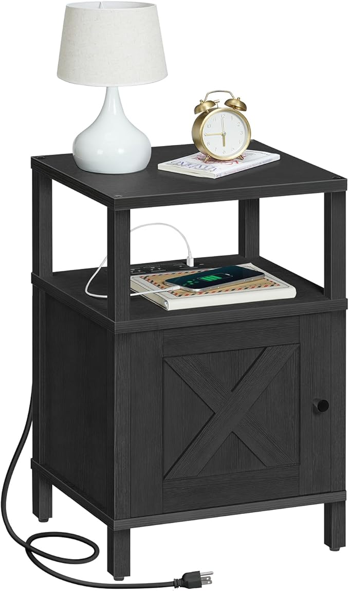 MAHANCRIS Farmhouse Nightstand by MAHANCRIS
